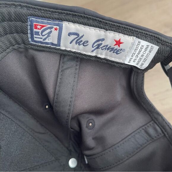 NWT The Game 99 Force Indy Black Cap with Red Embroidery - Picture 6 of 11